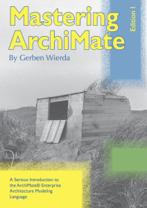 Cover for the first edition of "Mastering ArchiMate"